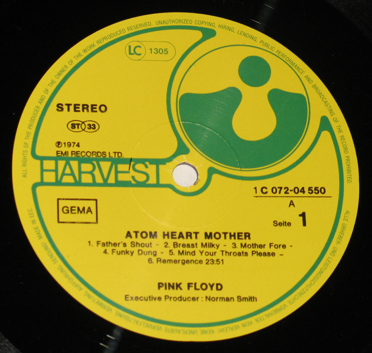 High Resolution Photo #5 PINK FLOYD Atom Heart Germany DE74-2 
